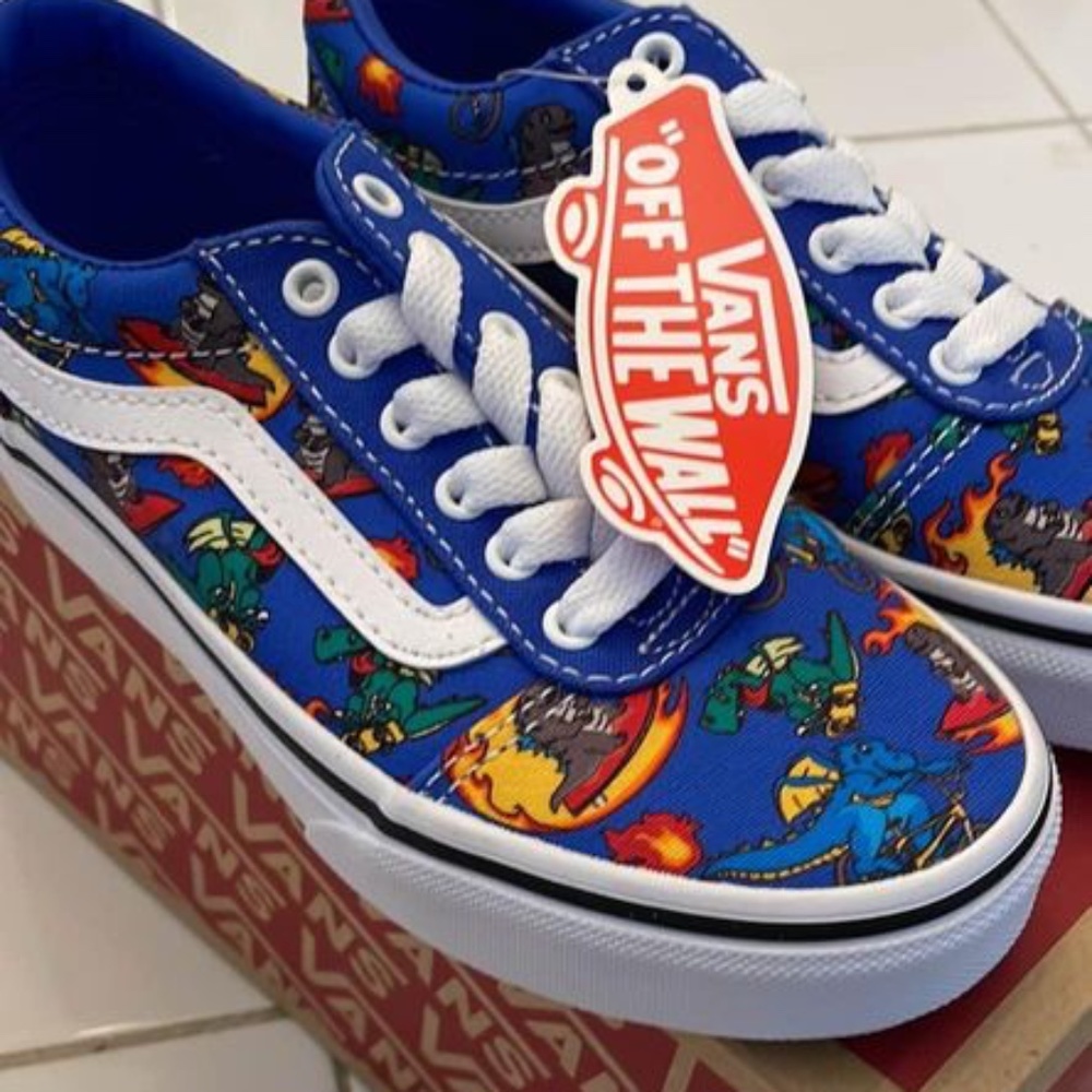 BRAND NEW youth boy gir vans dragon explorer shoes size 12 - Picture 6 of 8